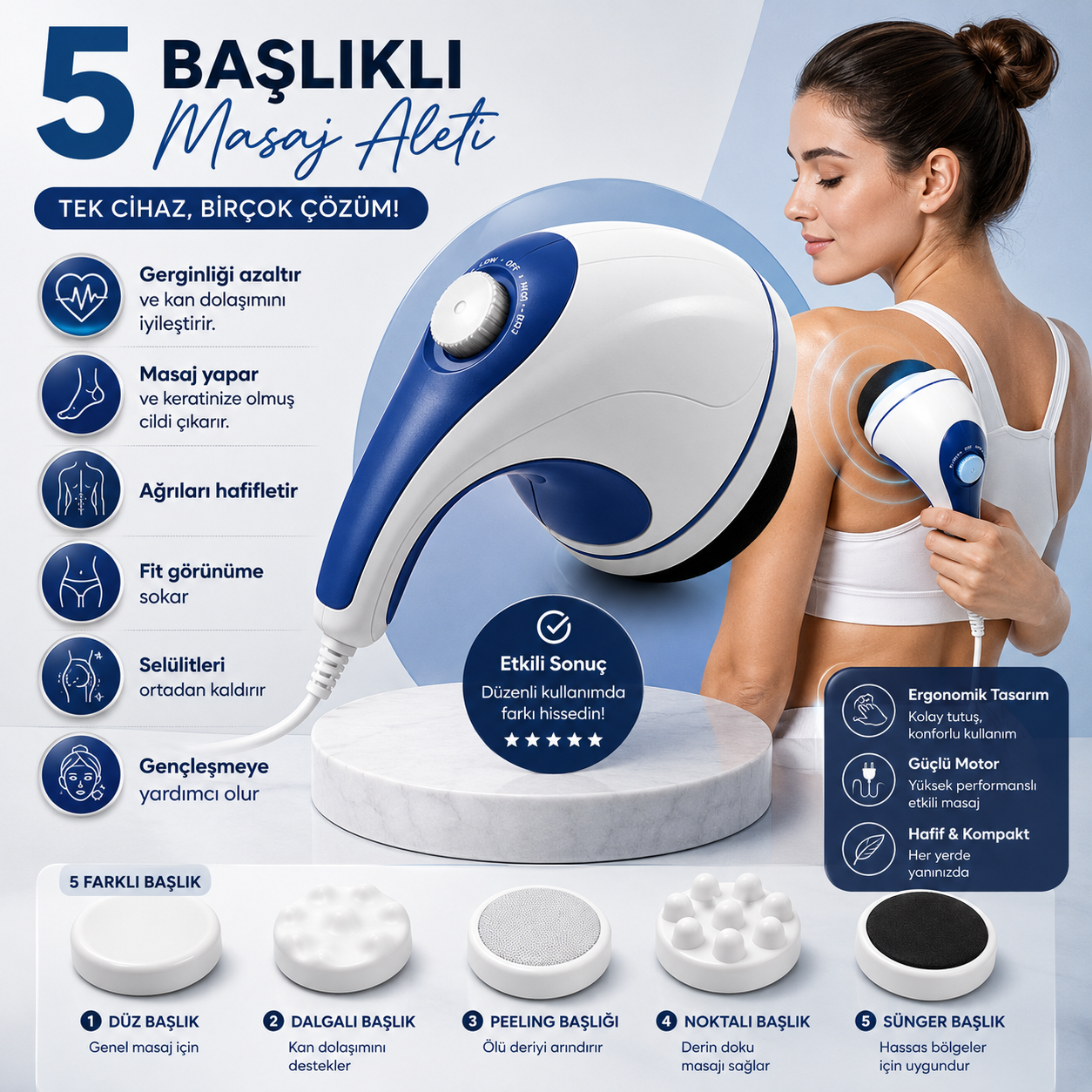 Ortoflex-Selülit Giderici Titreşimli Vücut Masaj Aleti