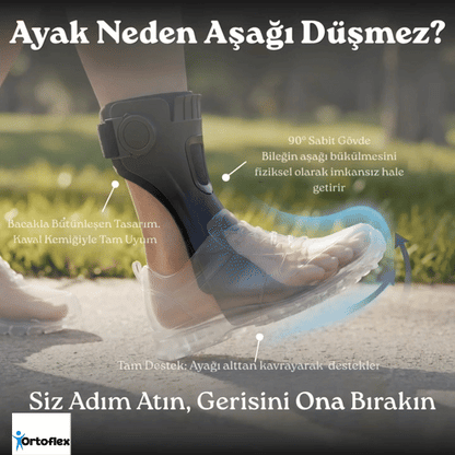 Ortoflex-Ayak Düşmesi Ortozu (AFO)