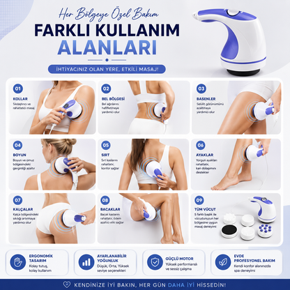 Ortoflex-Selülit Giderici Titreşimli Vücut Masaj Aleti