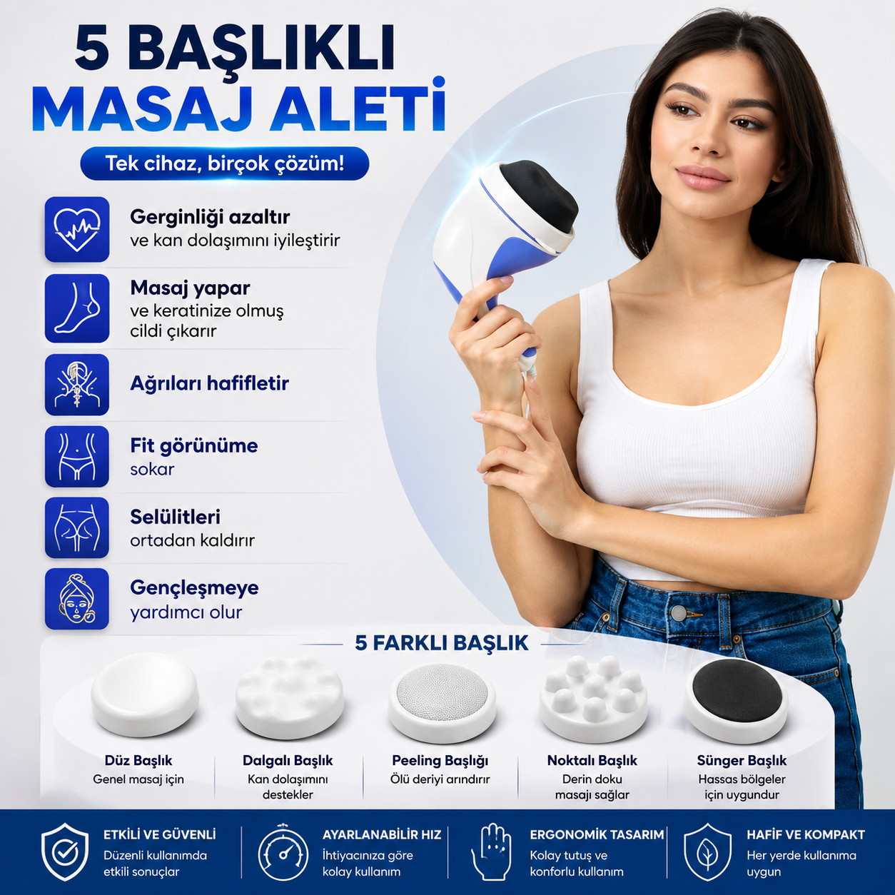 Ortoflex-Selülit Giderici Titreşimli Vücut Masaj Aleti