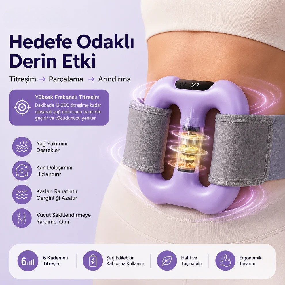 Masaj Aleti-Titreşimli Vücut Şekillendirme